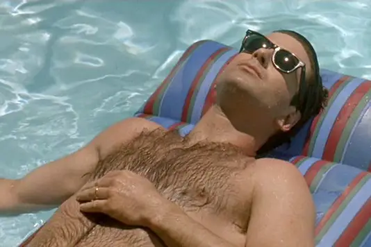 Baldwin in vacation mode, circa 1991's The Marrying Man